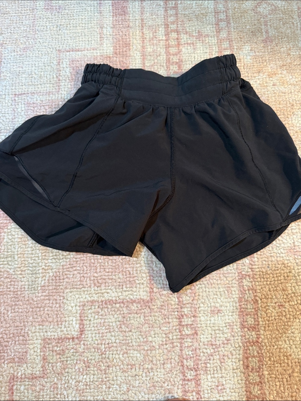 lululemon athletica Black Athletic Shorts with Elastic Waistband